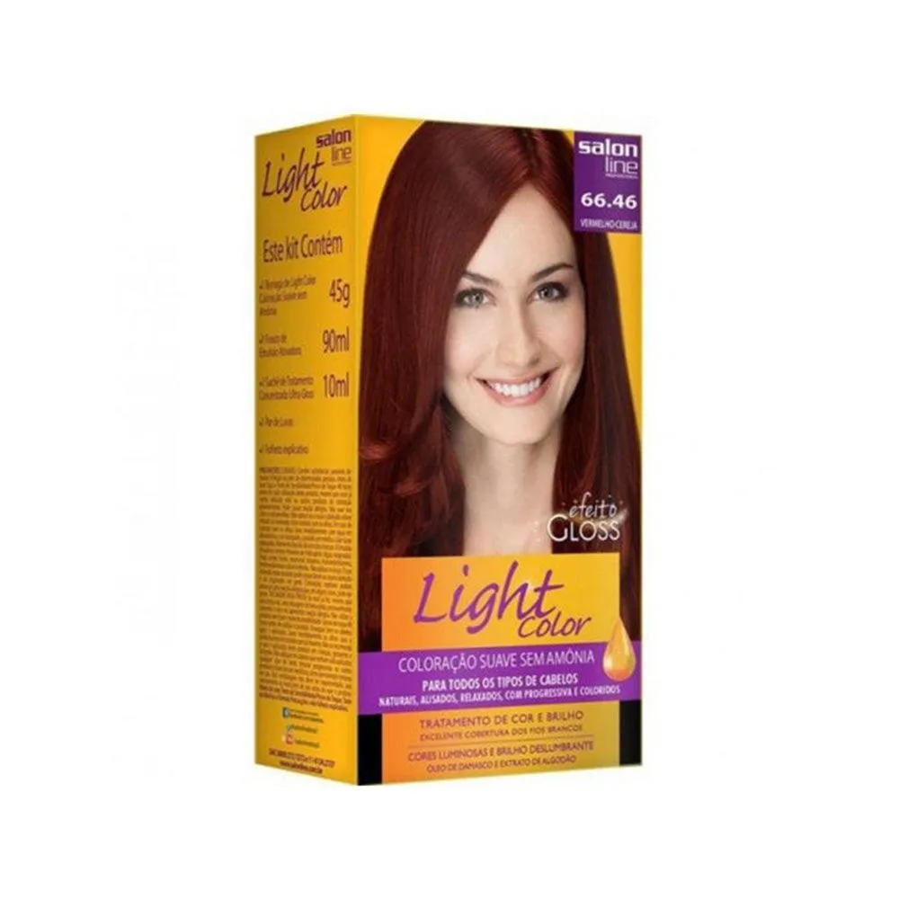 TONALIZANTE LIGHT COLOR 66.46 VERMELHO CEREJA