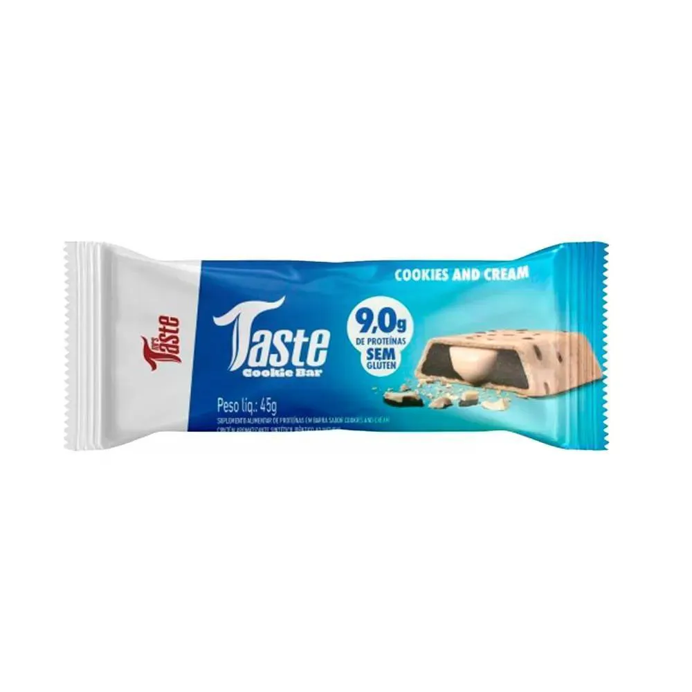 BARRA DE PROTEíNA MRS TASTE COOKIES E CREAM 45G