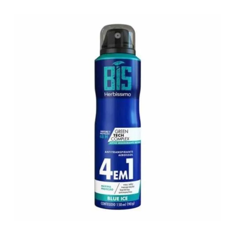 DESODORANTE AEROSOL HERBISSIMO 150ML BLUE ICE