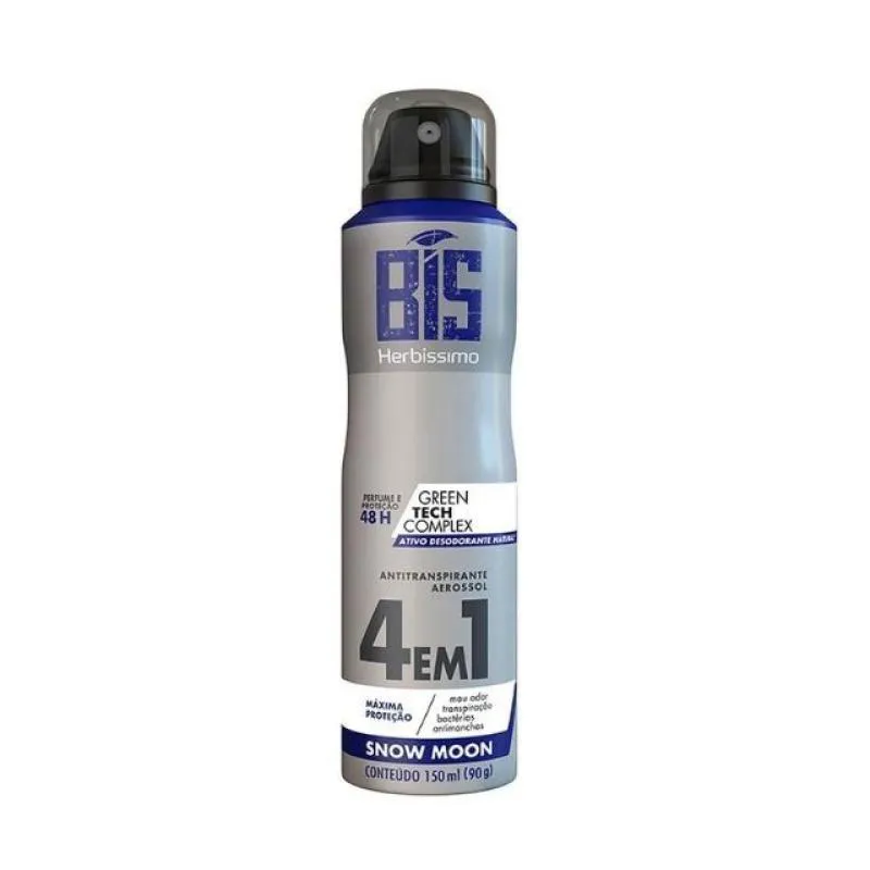 DESODORANTE AEROSOL HERBISSIMO 150ML SNOW MOON