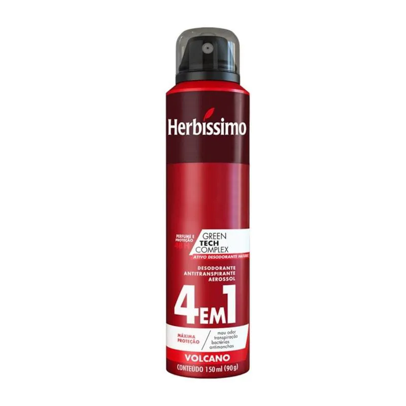 DESODORANTE AEROSOL HERBISSIMO 150ML VOLCANO