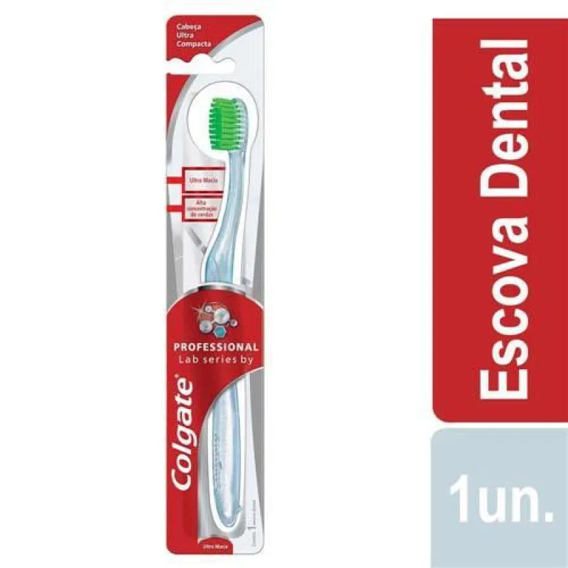 ESCOVA DENTAL COLGATE PROFESSIONAL LAB SéRIES CABEçA ULTRA COMPACTA 1 UND