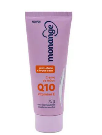 Creme Hidratante Mãos Monange Q10 Anti Idade Toque Seco 75Gr