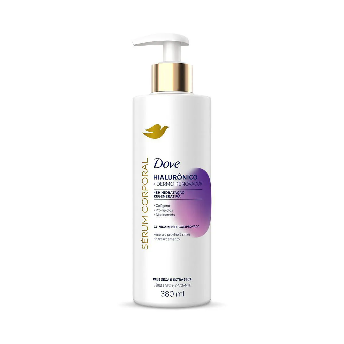 Sérum Hidratante Corporal Dove Hialurônico + Dermo Renovador 380ml