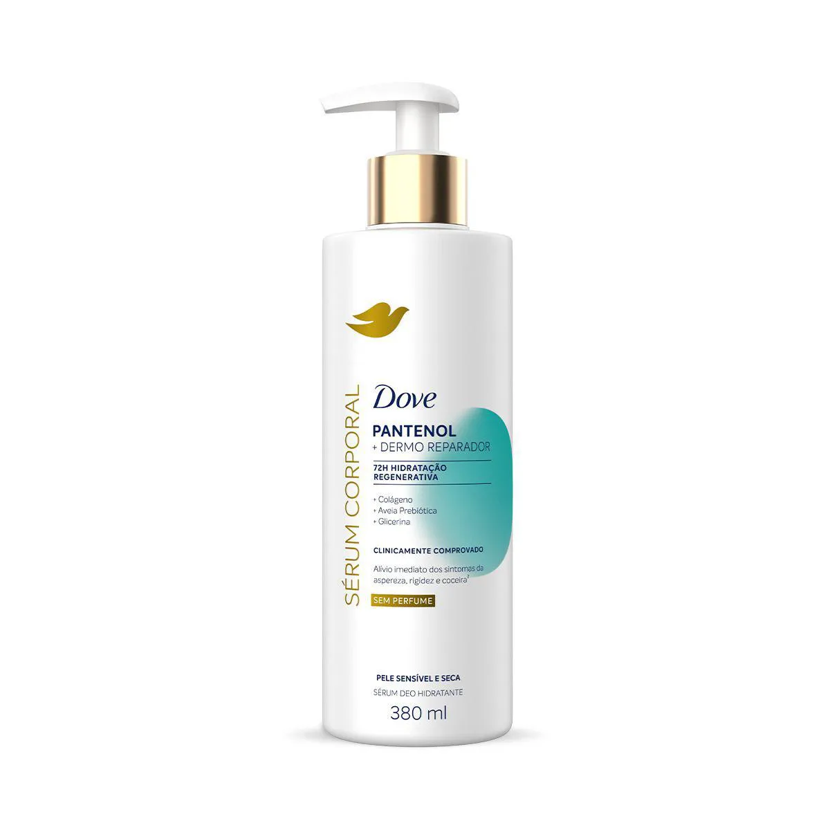 Sérum Hidratante Corporal Dove Pantenol + Dermo Reparador 380ml