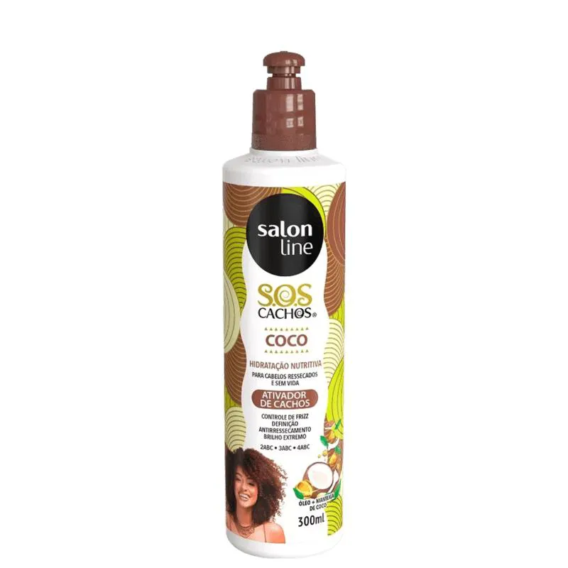 ATIVADOR SALON LINE SOS COCO 300ML