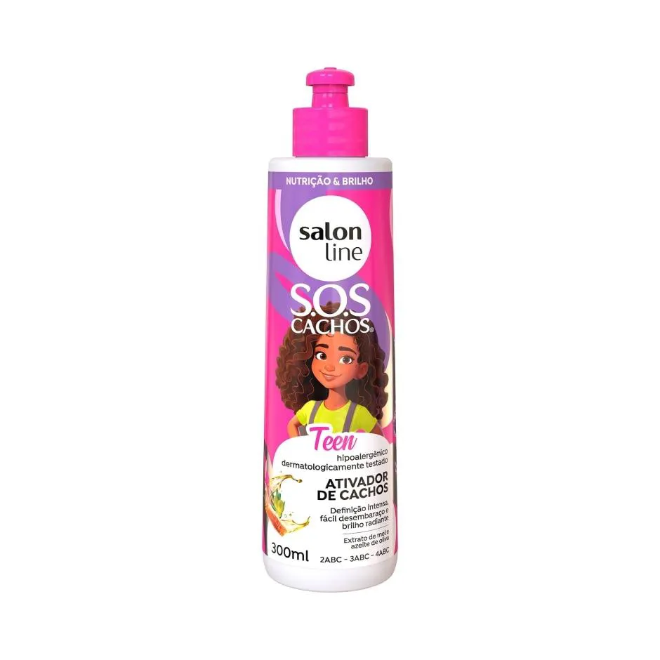 ATIVADOR SALON LINE SOS TEEN 300ML