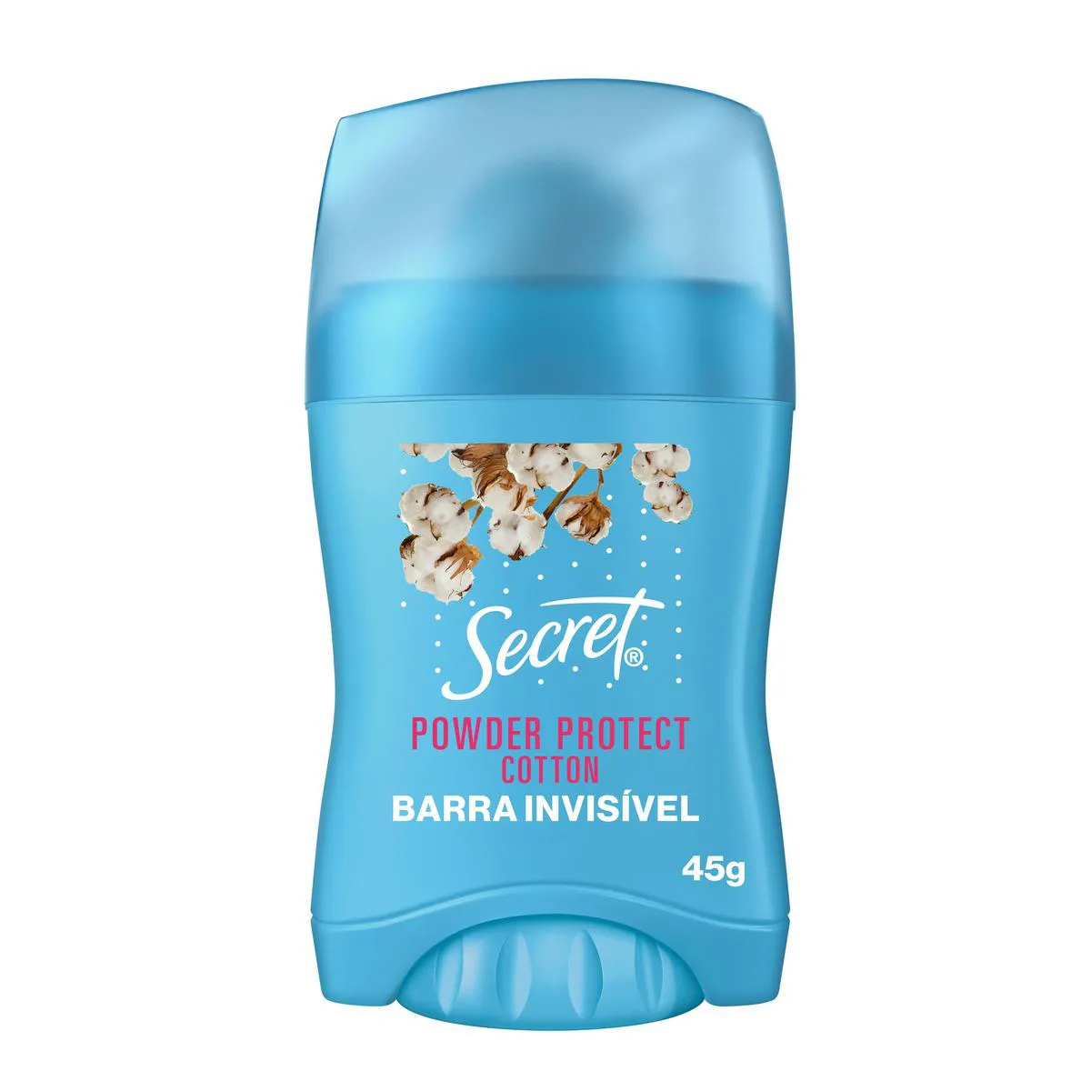 Desodorante Twist Stick Barra Secret Powder Protect Cotton 48h 45g