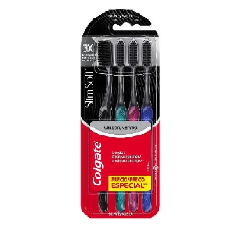 ESCOVA DENTAL COLGATE SLIMSOFT COM 4 UND