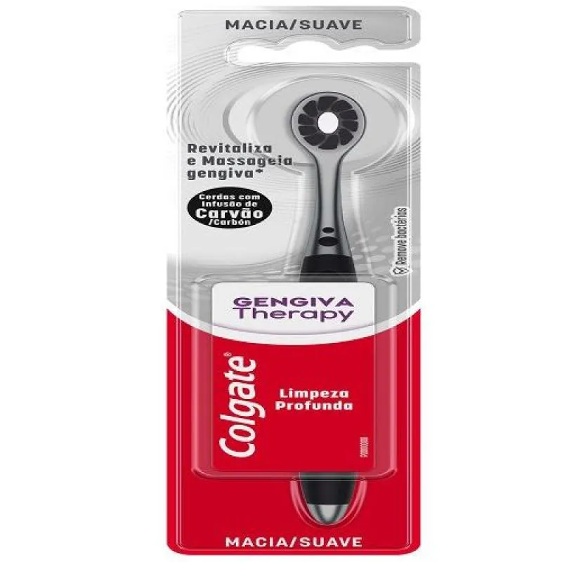 ESCOVA DENTAL COLGATE TB GUM THERAPY CHARCOAL