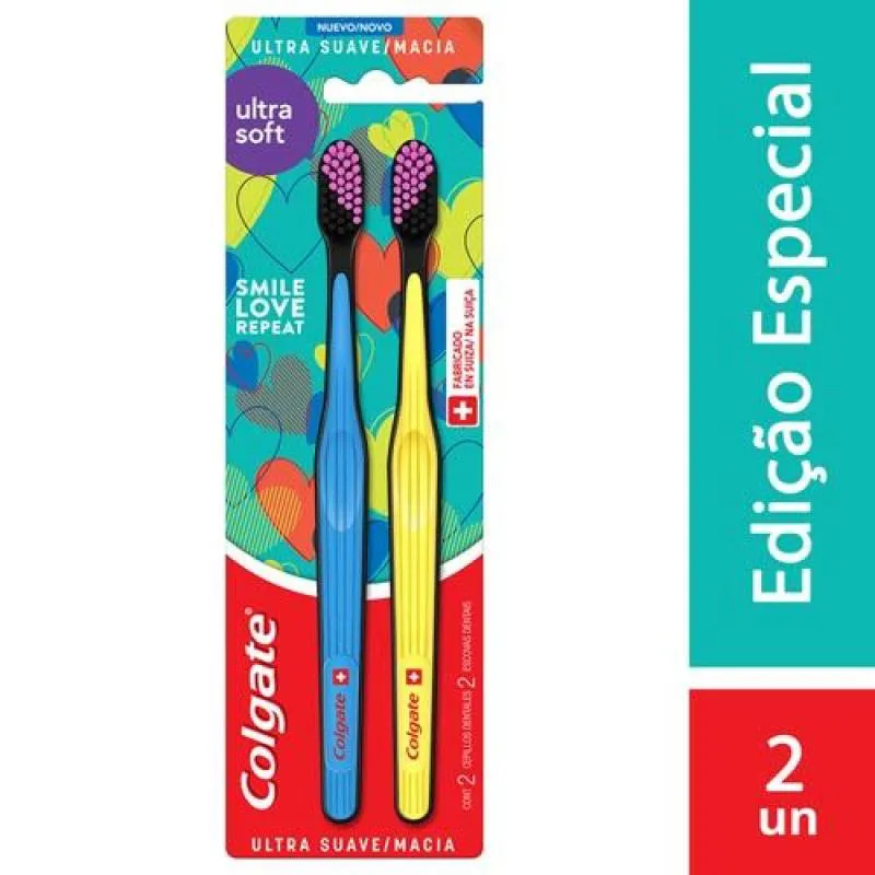 ESCOVA DENTAL COLGATE ULTRA SOFT PACK COM 2 UND