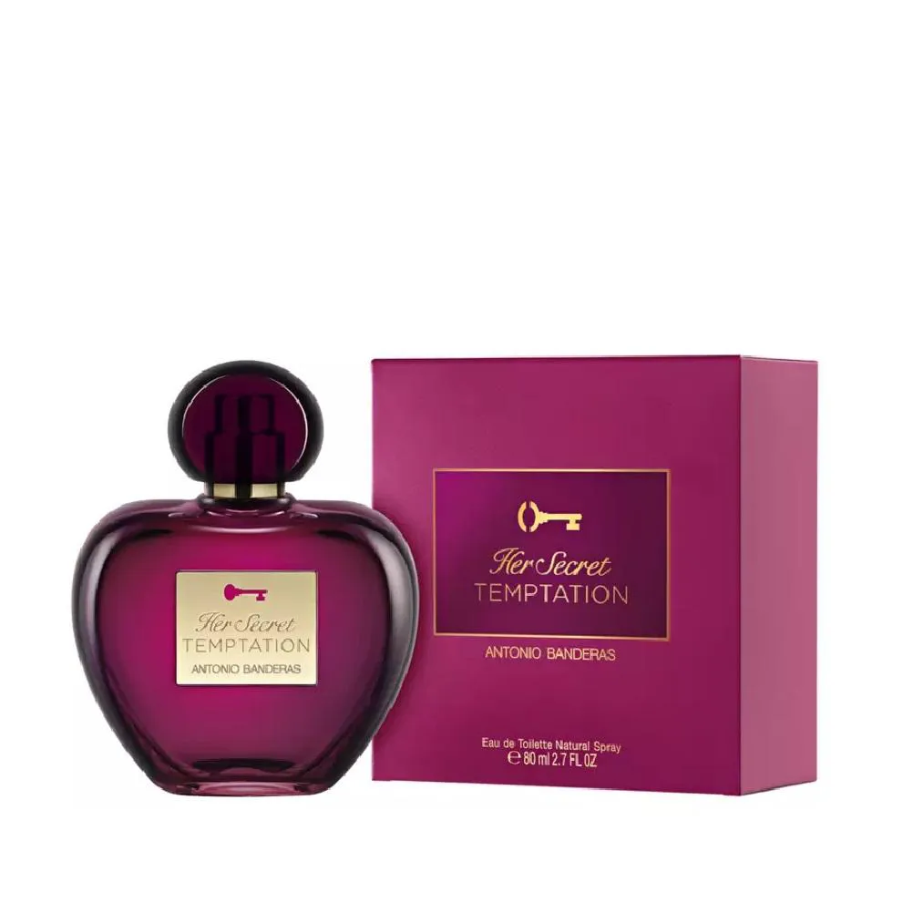 HER SECRET TEMPTATION ANTONIO BANDERAS EAU DE TOILETTE 80ML