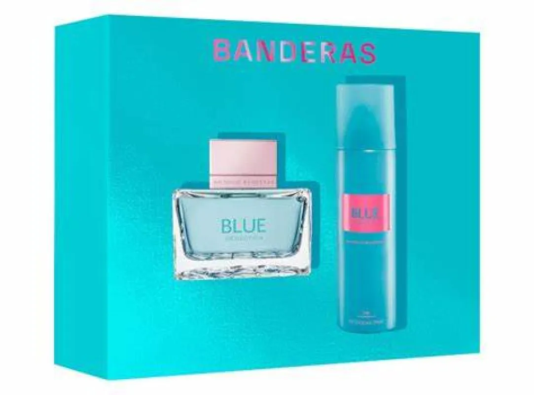 BLUE SEDUCTION FEMININO ANTONIO BANDEIRAS EDT 80ML+ DESODORANTE 150 ML