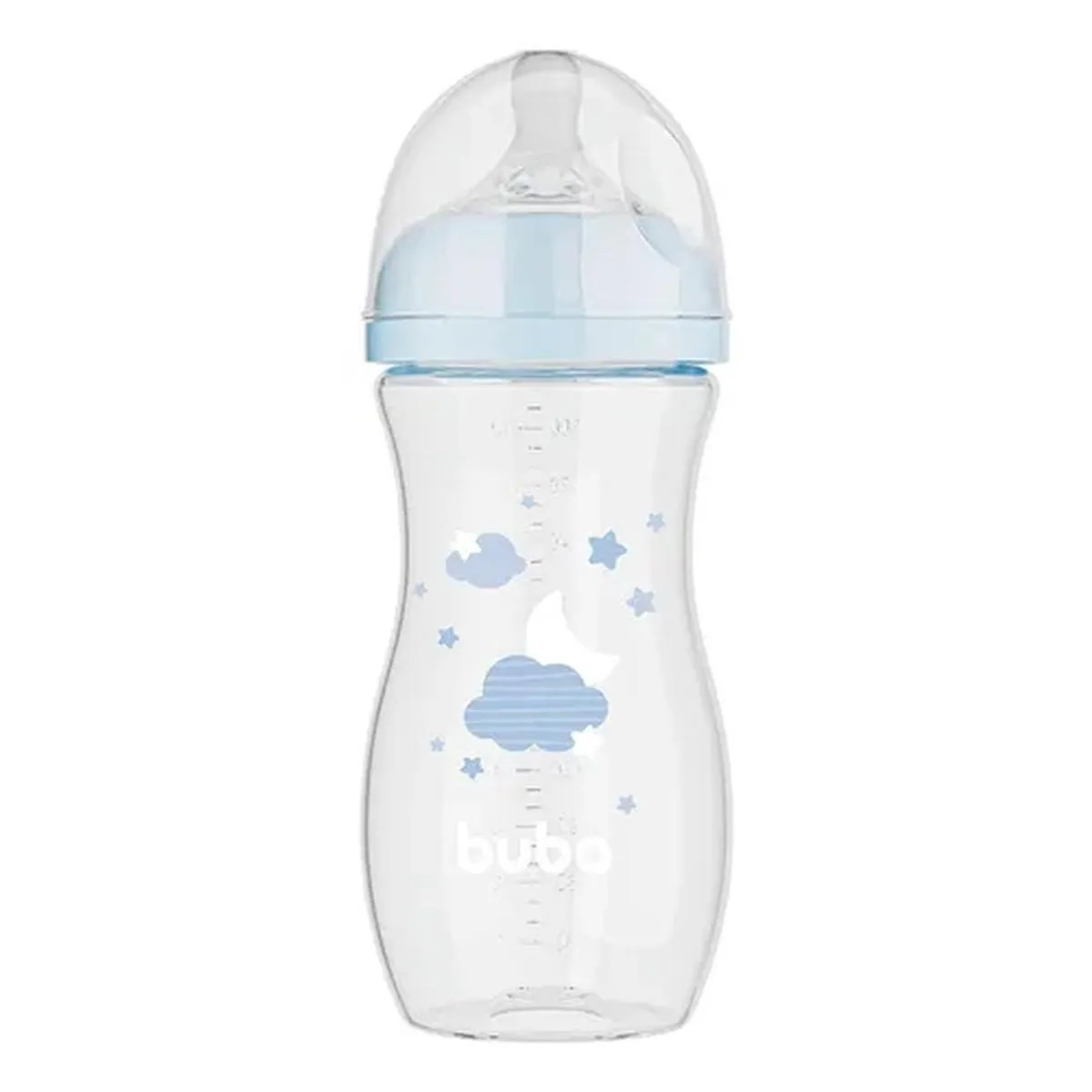 BUBA MAMADEIRA EASY FLOW NUVEM AZUL 330ML +4M