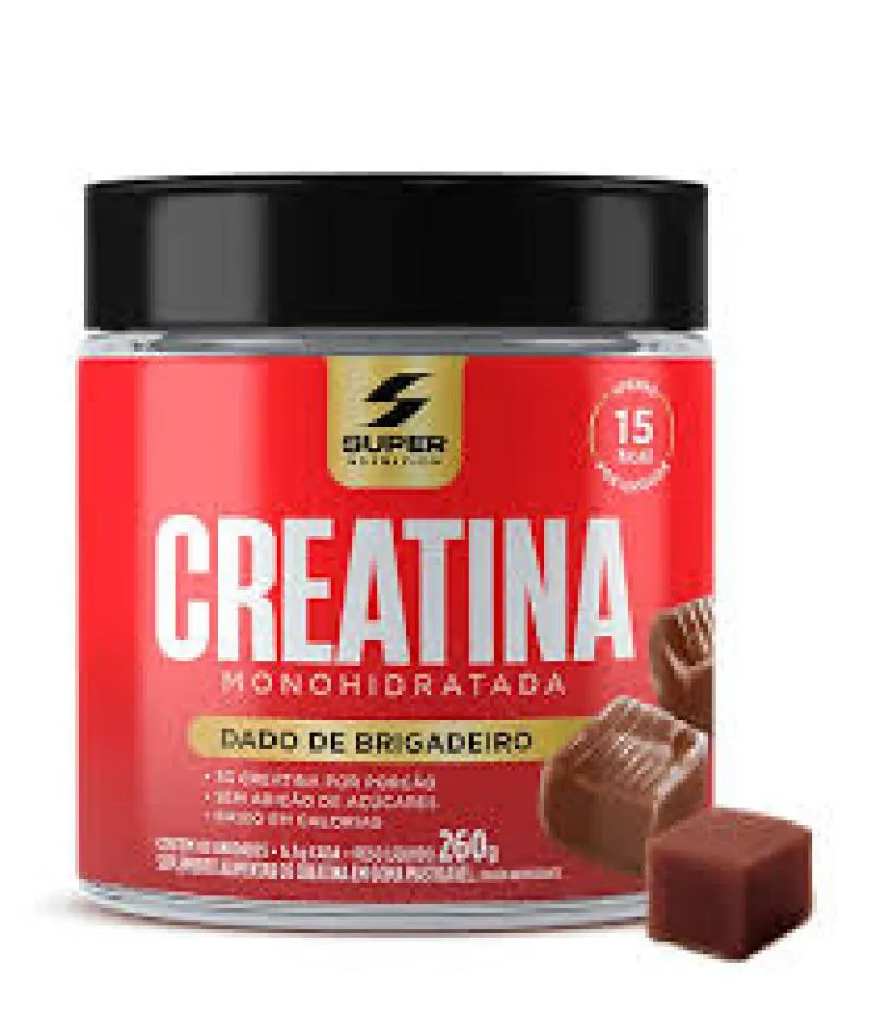 CREATINA MONOHIDRATA BRIGADEIRO SUPER NUTRITION 260G