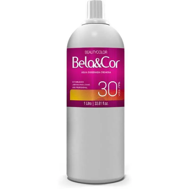 ÁGUA OXIGENADA BELA&COR 30 VOLUMES 1L