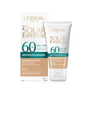 Protetor Solar Facial L'Oréal Solar Expertise Antioleosidade Fps60 Clara