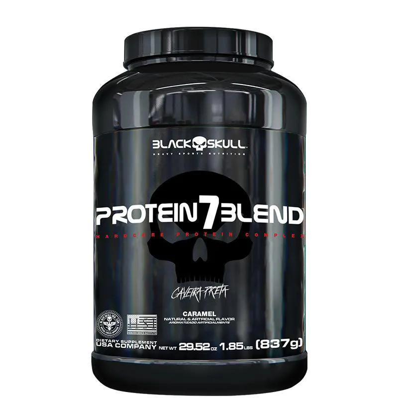 PROTEIN 7 BLEND 840 G - BLACK SKULL (CARAMELO)