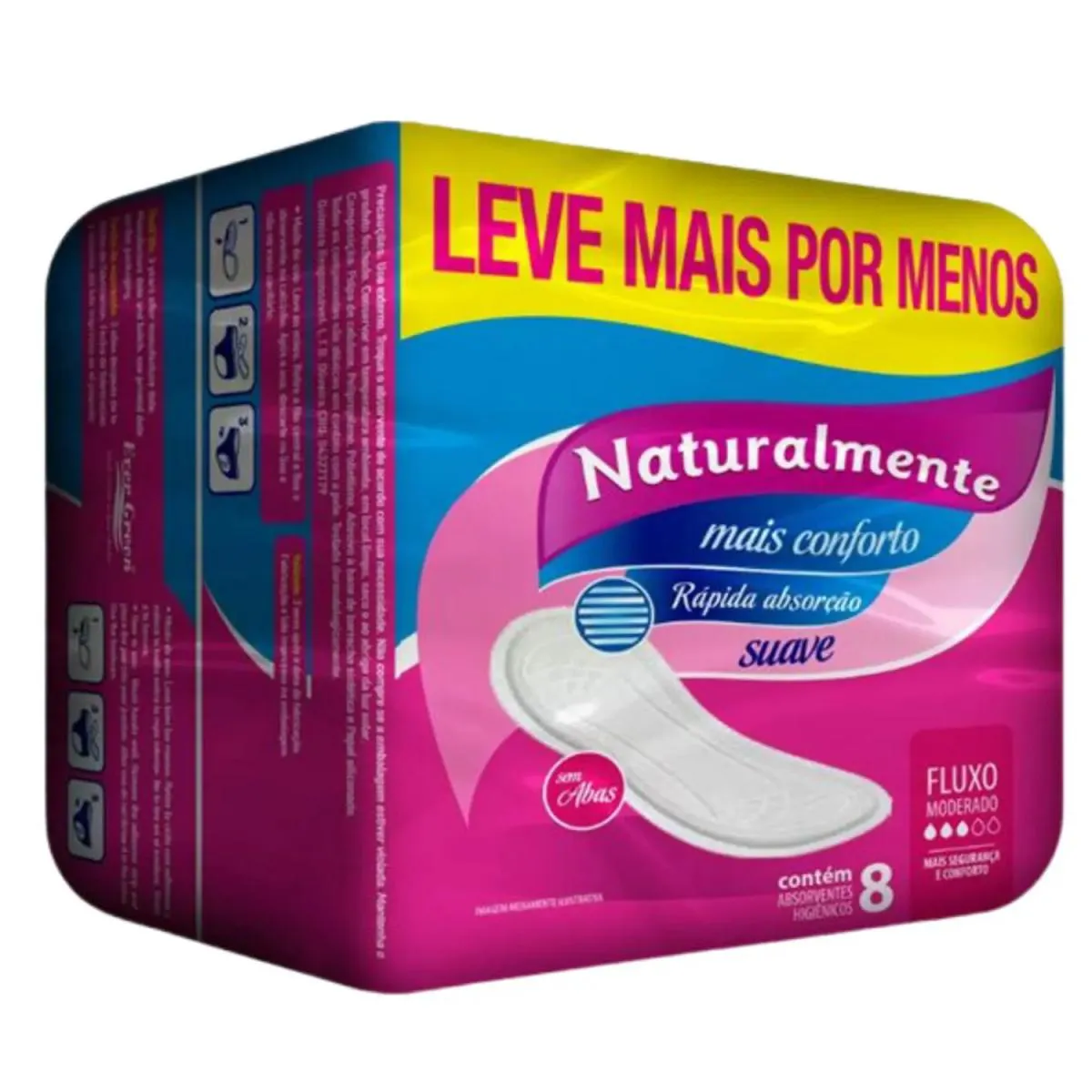 ABSORVENTE NAT MAIS SEM ABAS C/8