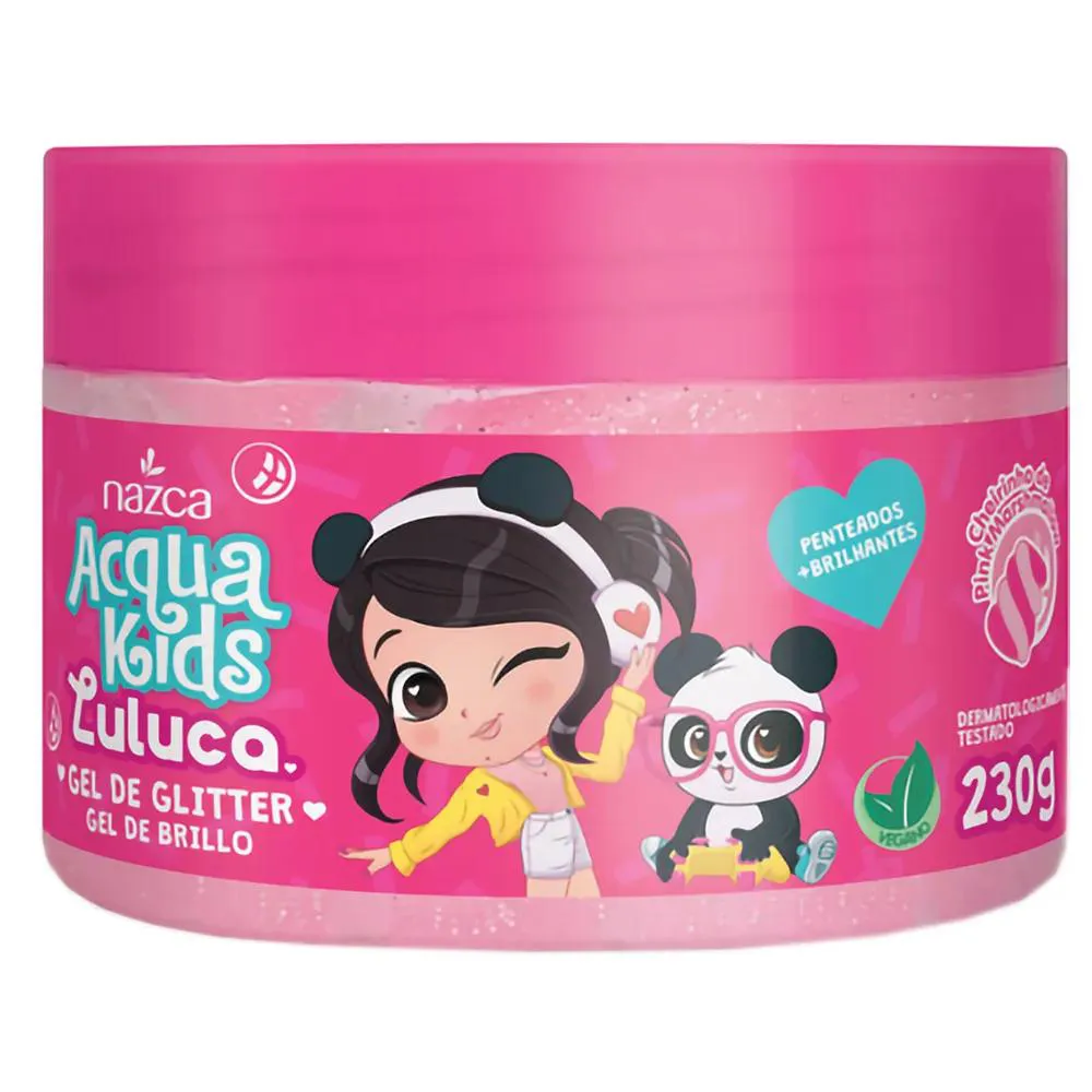 ACQUA KIDS LULUCA GEL GLITER P/TODOS CABELOS