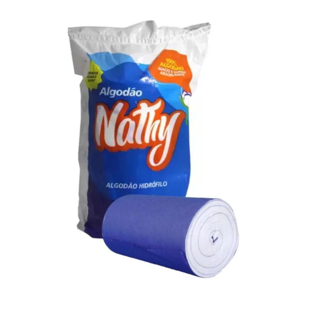 ALGODãO HIDROFILO NATHY ROLO 500G