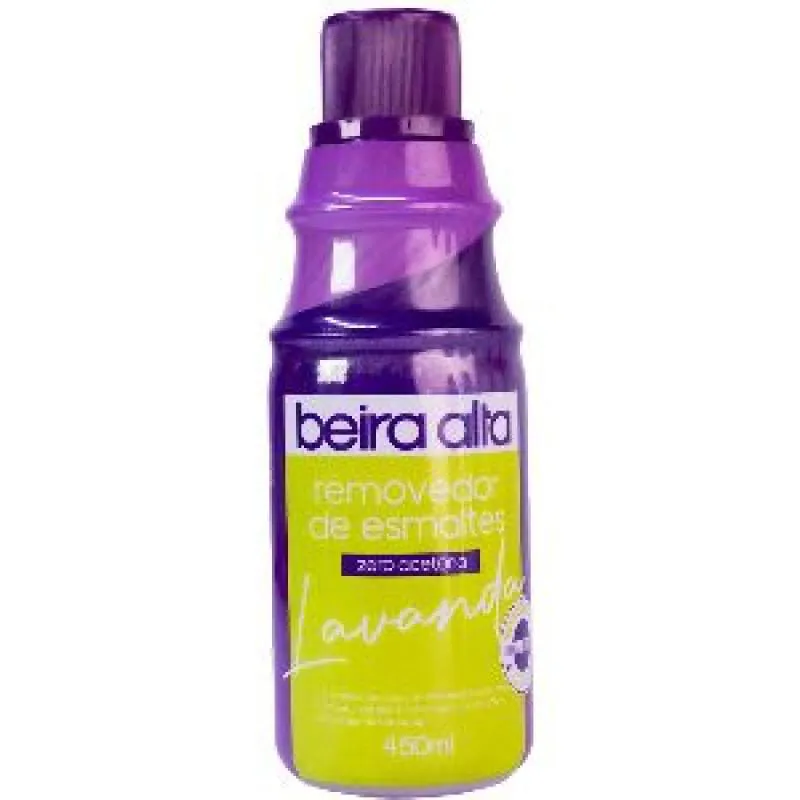 BEIRA ALTA REMOVEDOR DE ESMALTE LAVANDA ZERO ACETONA 450ML