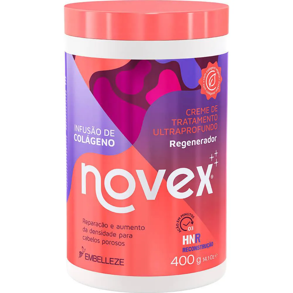 CREME DE TRATAMENTO NOVEX INFUSAO COLAGENO 400G
