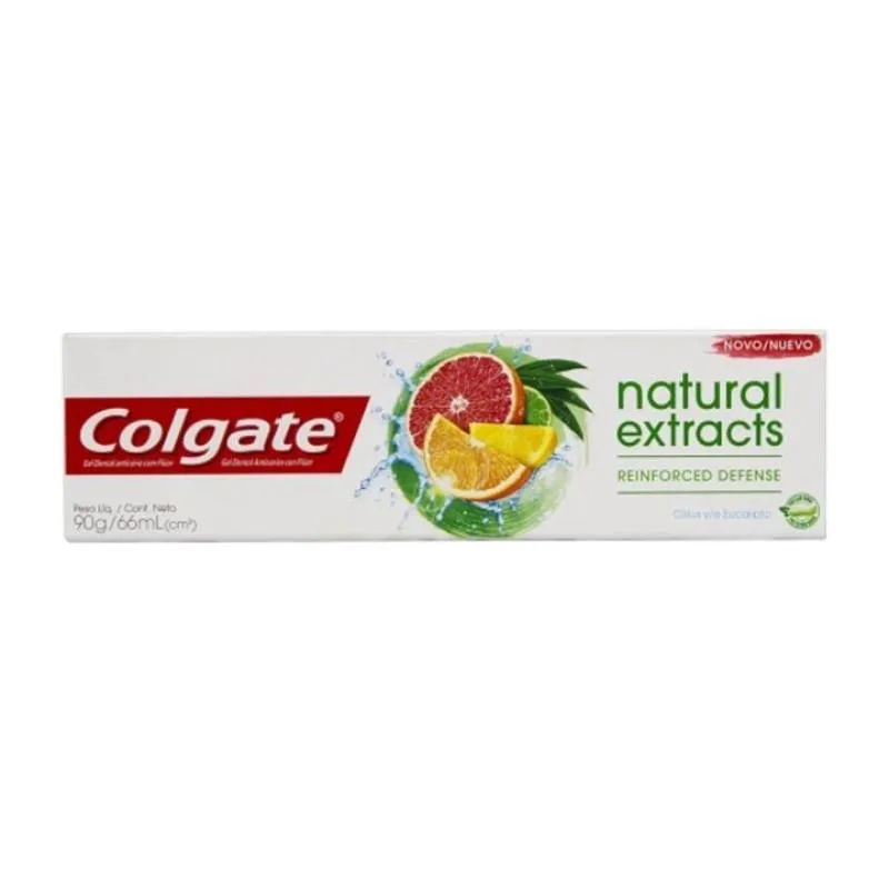 CREME DENTAL COLGATE NATURAL EXTRA 90G DEFESA REFORçADA