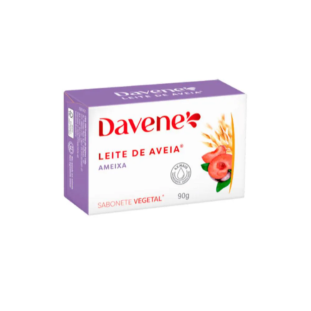 DAVENE SABONETE LEITE DE AVEIA AMEIXA 90G