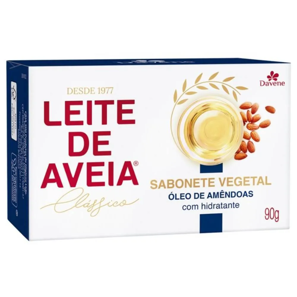 DAVENE SABONETE LEITE DE AVEIA AMENDOAS 90G
