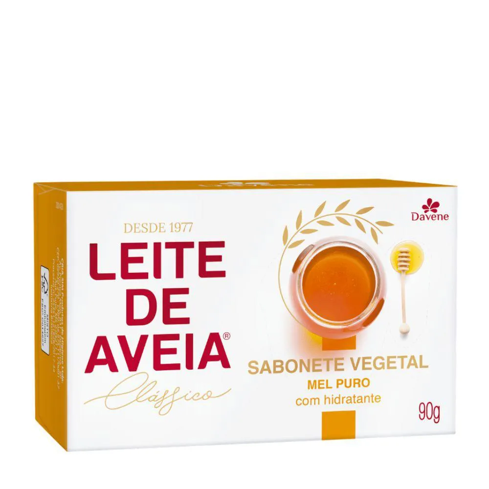 DAVENE SABONETE LEITE DE AVEIA MEL PURO 90G