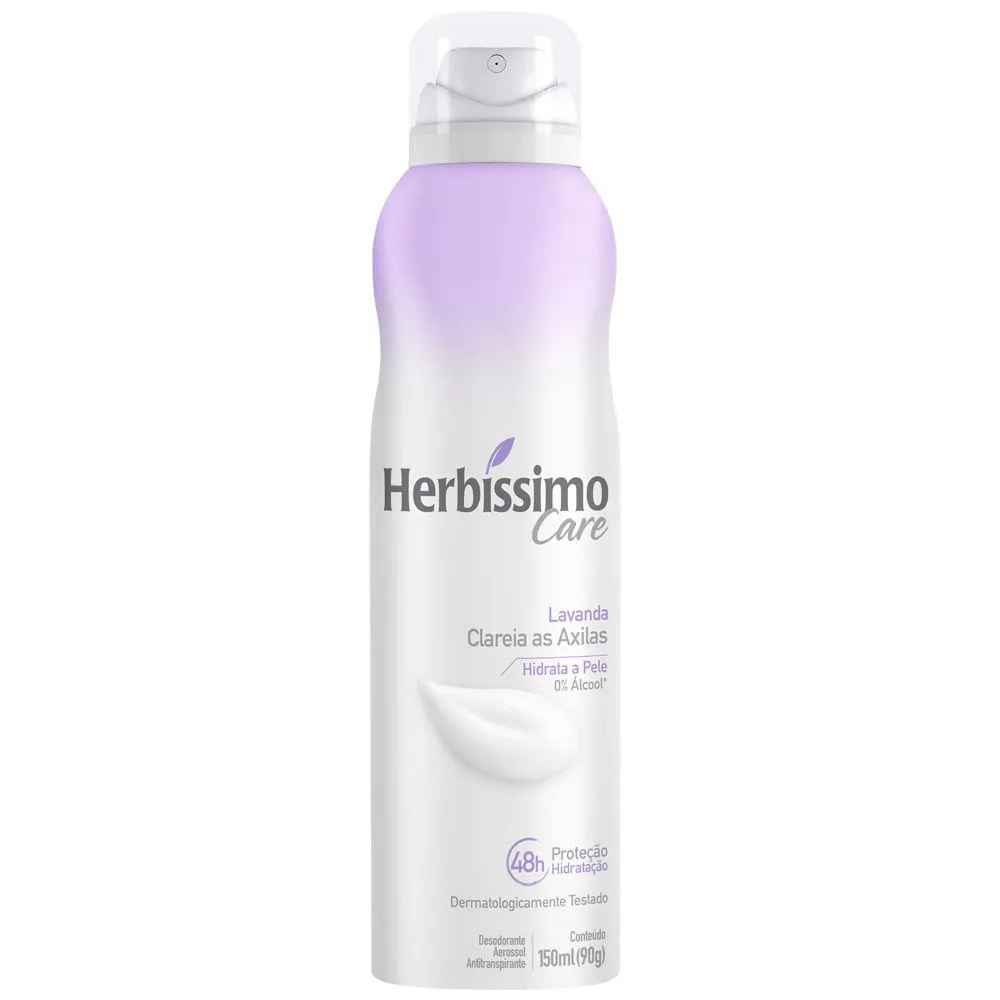 DESODORANTE AERO HERBISSIMO CARE 150ML LAVANDA