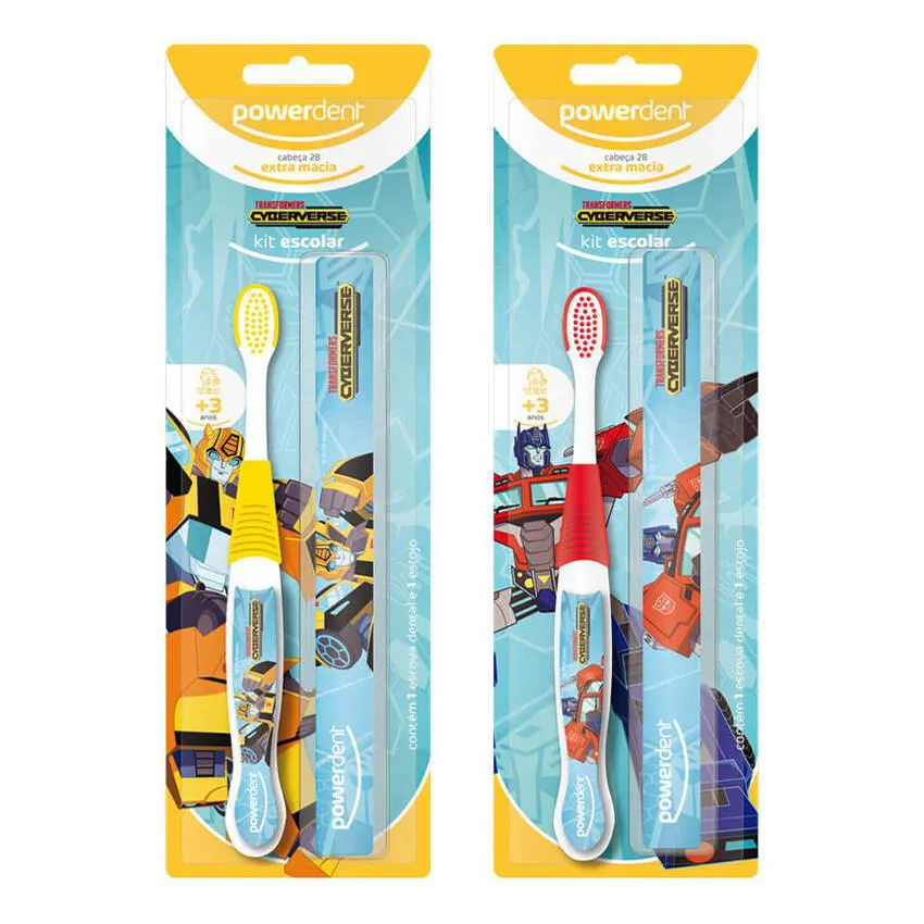 ESCOVA POWERDENT INF TRANSFORMERS PACK 2UN