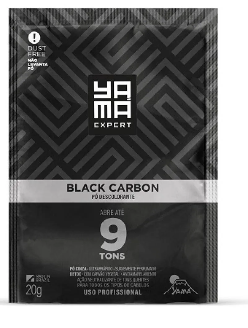 YAMá Pó DESCOLORANTE BLACK CARBON 20G