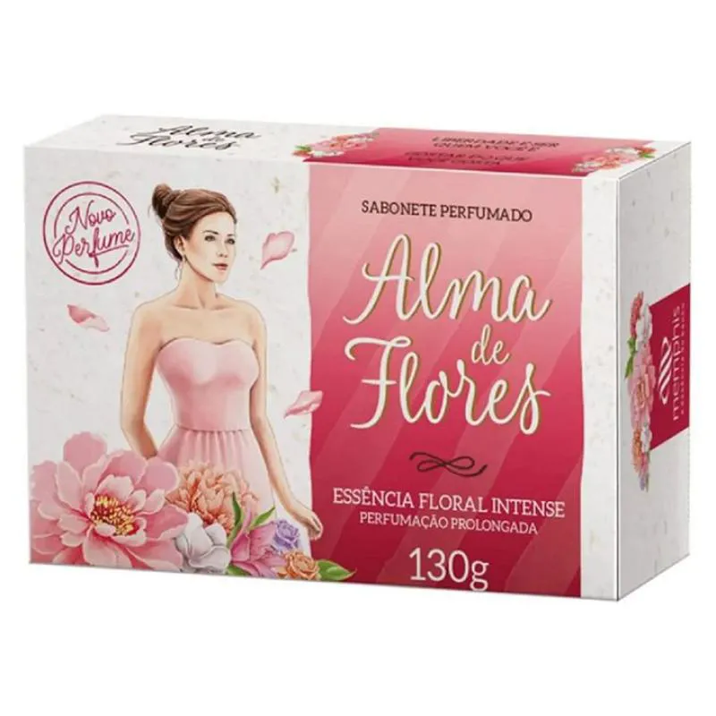 SABONETE ALMA DE FLORES 130G INTENSE