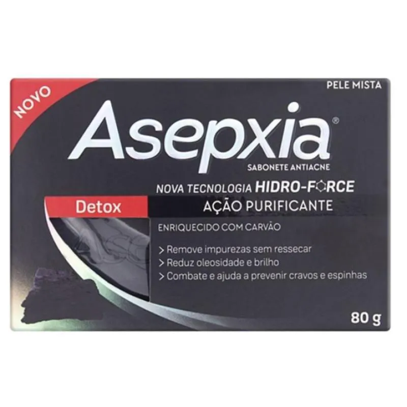 SABONETE ASEPXIA 80G DETOX