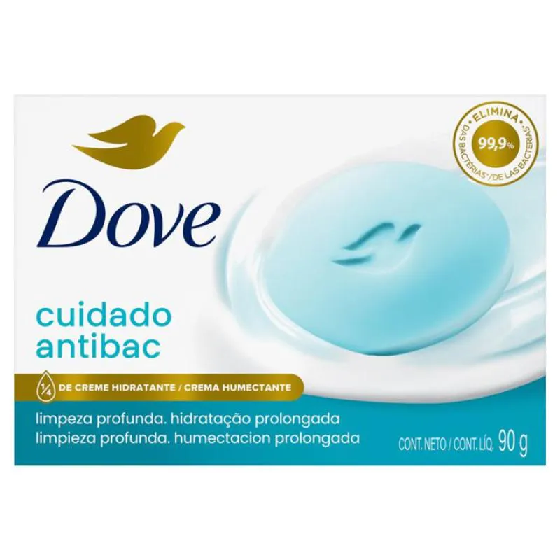 SABONETE DOVE 90G CUIDADO ANTIBACTERIANO