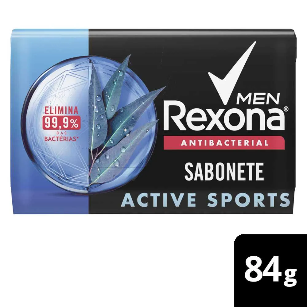 SABONETE EM BARRA REXONA MEN ACTIVE 84G