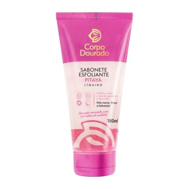 SABONETE ESFOLIANTE CORPO DOURADO 180ML AMORA