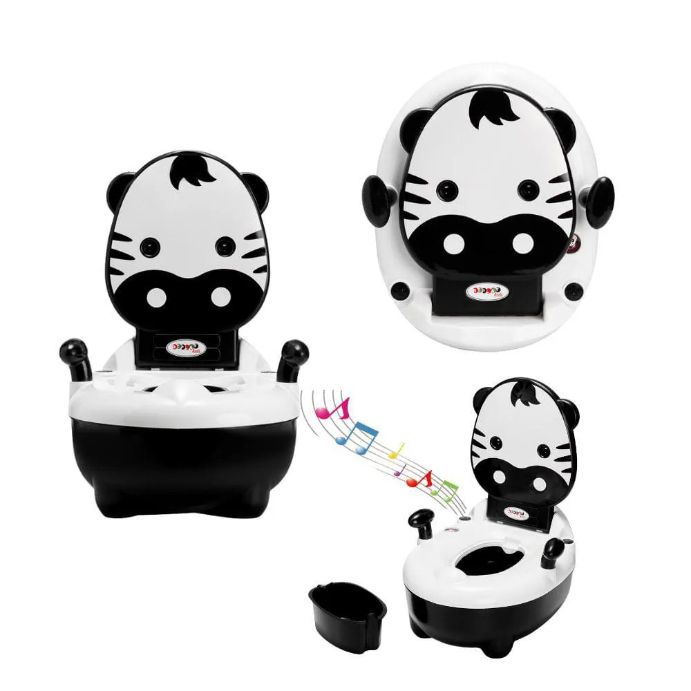 TRONINHO PENICO INFANTIL MUSICAL DESFRALDE ZEBRA REPLAY KIDS