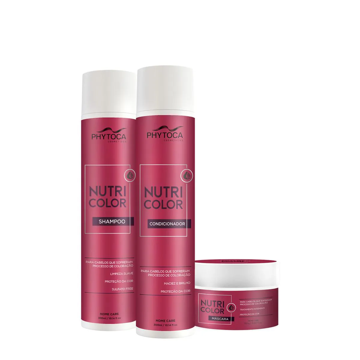KIT PHYTOCA COSMETICS NUTRICOLOR HOME CARE (3 PRODUTOS)