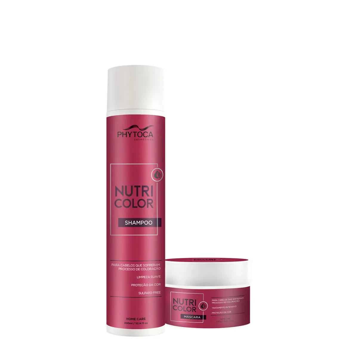 KIT PHYTOCA COSMETICS NUTRICOLOR SHAMPOO MáSCARA (2 PRODUTOS)