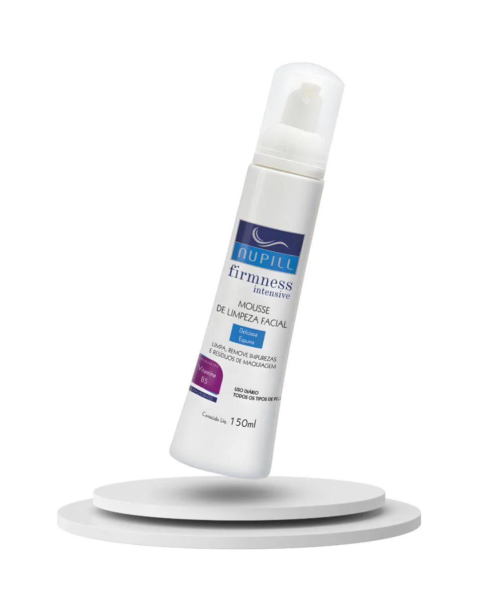 MOUSSE DE LIMPEZA FACIAL NANO NIACINAMIDA VITAMINA B5 150ML NUPILL