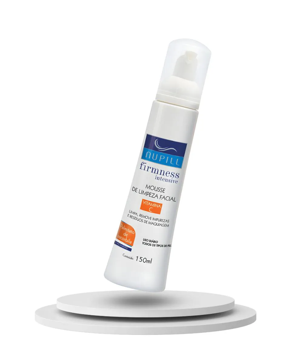 MOUSSE DE LIMPEZA FACIAL VITAMINA C 150ML NUPILL