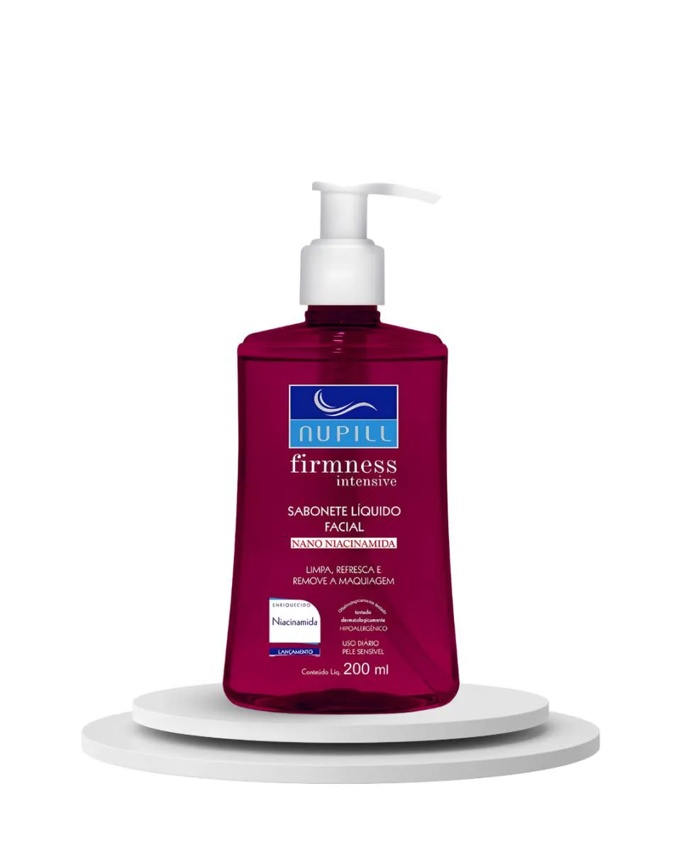 NUPILL SABONETE LíQUIDO FACIAL NANO NIACINAMIDA FIRMNESS INTENSIVE 200ML