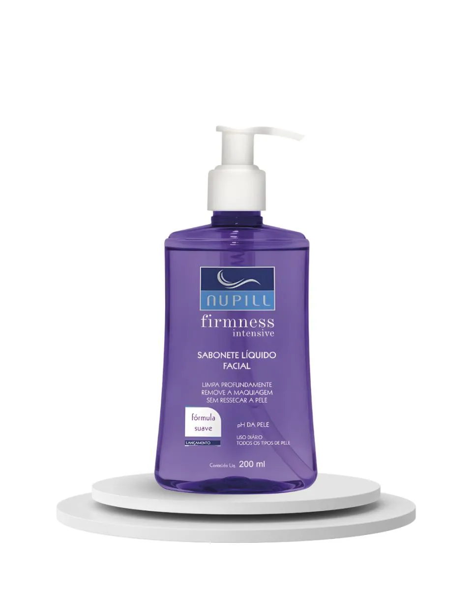 NUPILL SABONETE LíQUIDO FACIAL PELE SECA à NORMAL FIRMNESS INTENSIVE 200ML