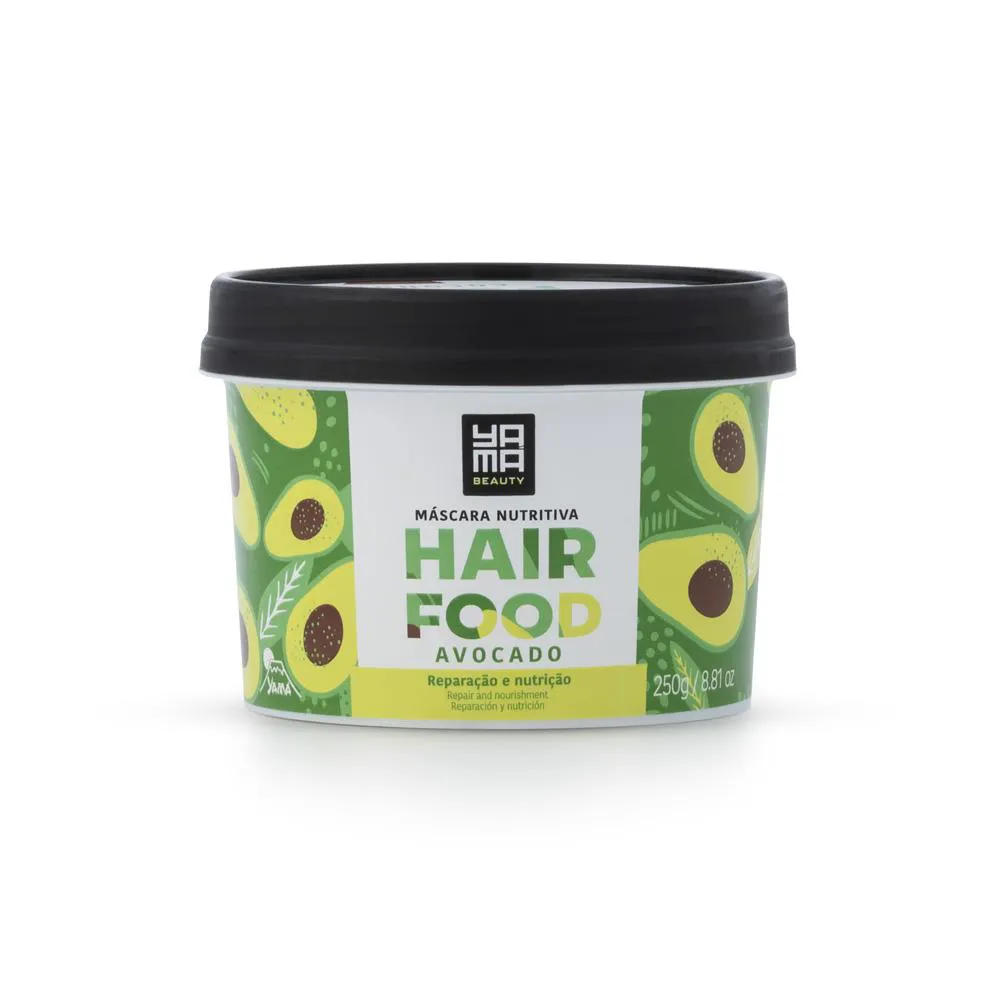 YAMá HAIR FOOD MáSCARA NUTRITIVA AVOCADO 250G - YAMá BEAUTY