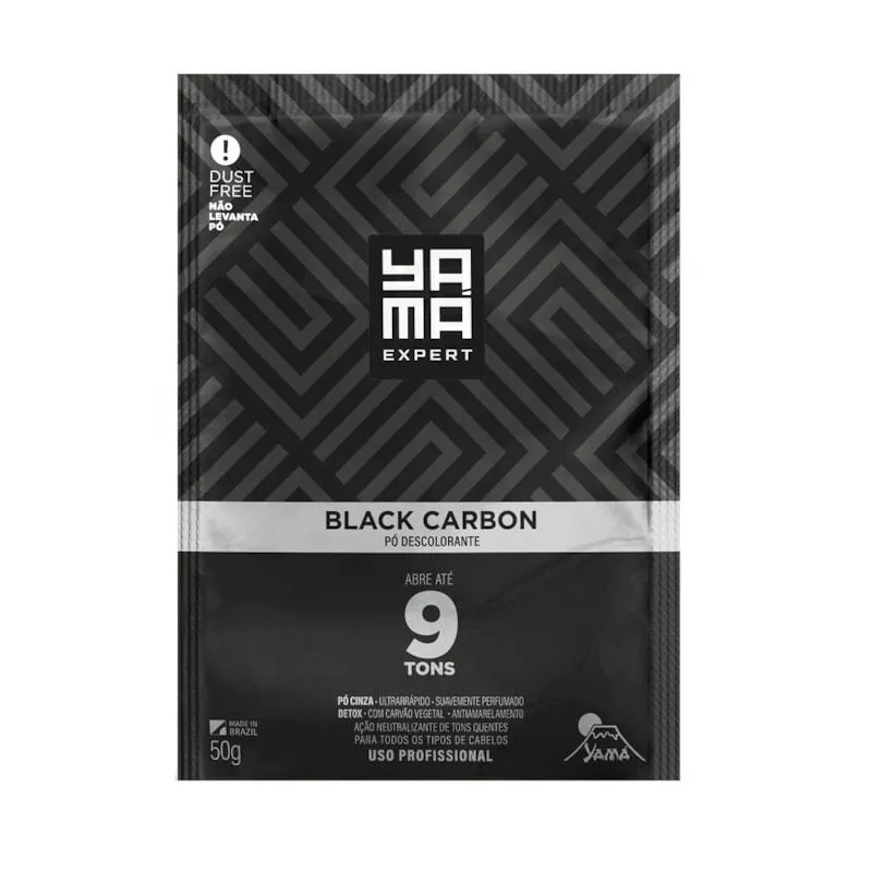 YAMá Pó DESCOLORANTE BLACK CARBON 50G