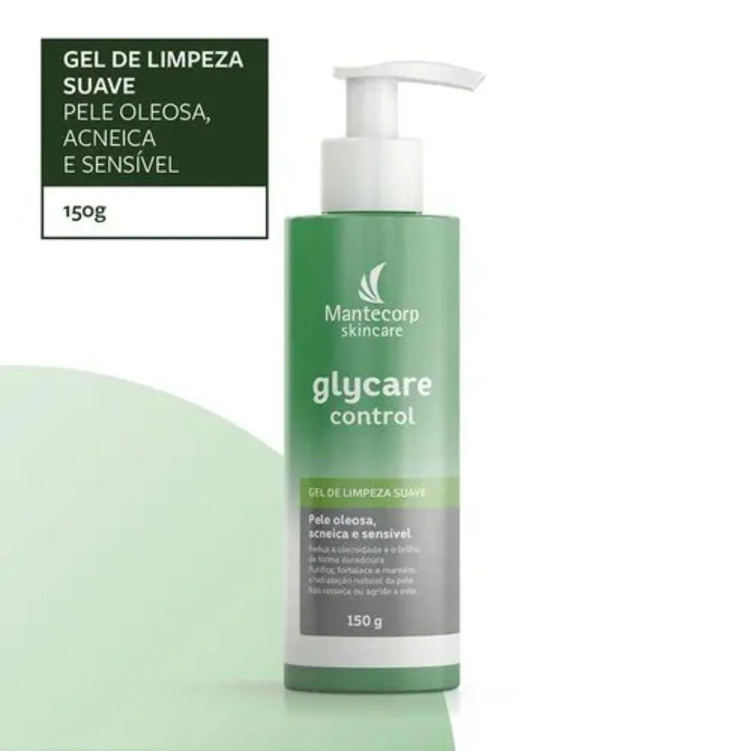 GLYCARE CONTROL GEL DE LIMPEZA SUAVE 150G - MANTECORP