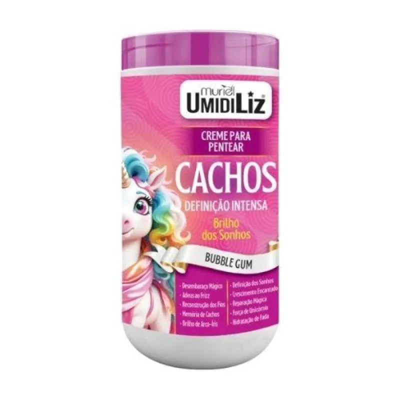 CREME PARA PENTEAR CACHOS MURIEL UMIDILIZ BUBBLE GUM 925G